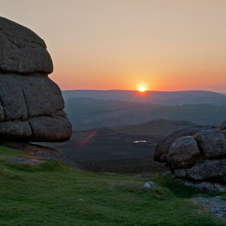 Dartmoor - Sunset at Haytor Rocks